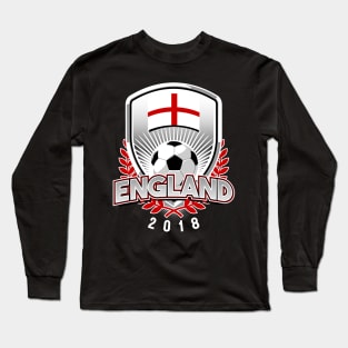 England Soccer 2018 Long Sleeve T-Shirt